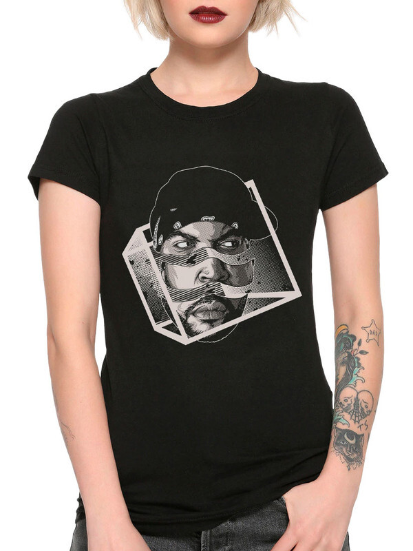 фото Футболка женская design heroes ice cube черная 3xl