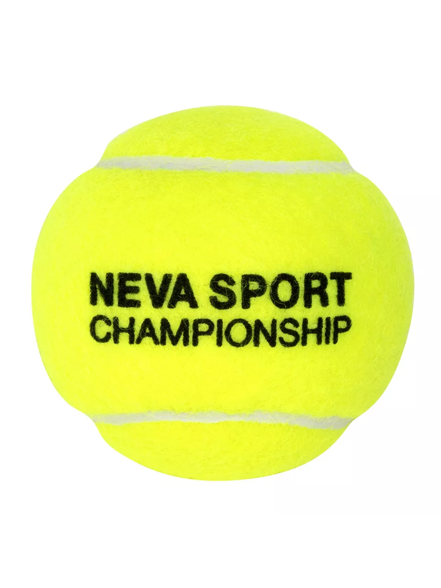 

Мяч для большого тенниса NS Championship 3B упаковка 3 мяча, желтый