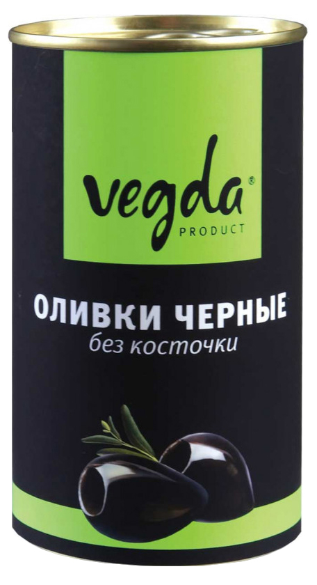 фото Оливки vegda product черные без косточки 345 г