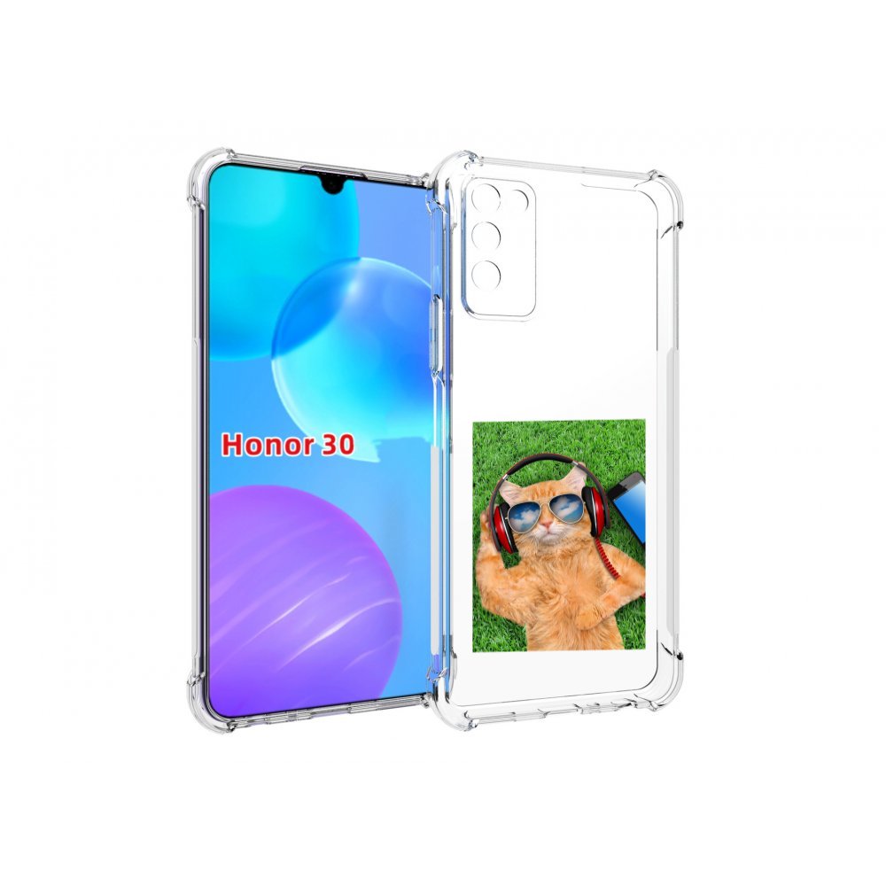 

Чехол MyPads Кот-кайфарик для Huawei Honor 30 Lite, Tocco