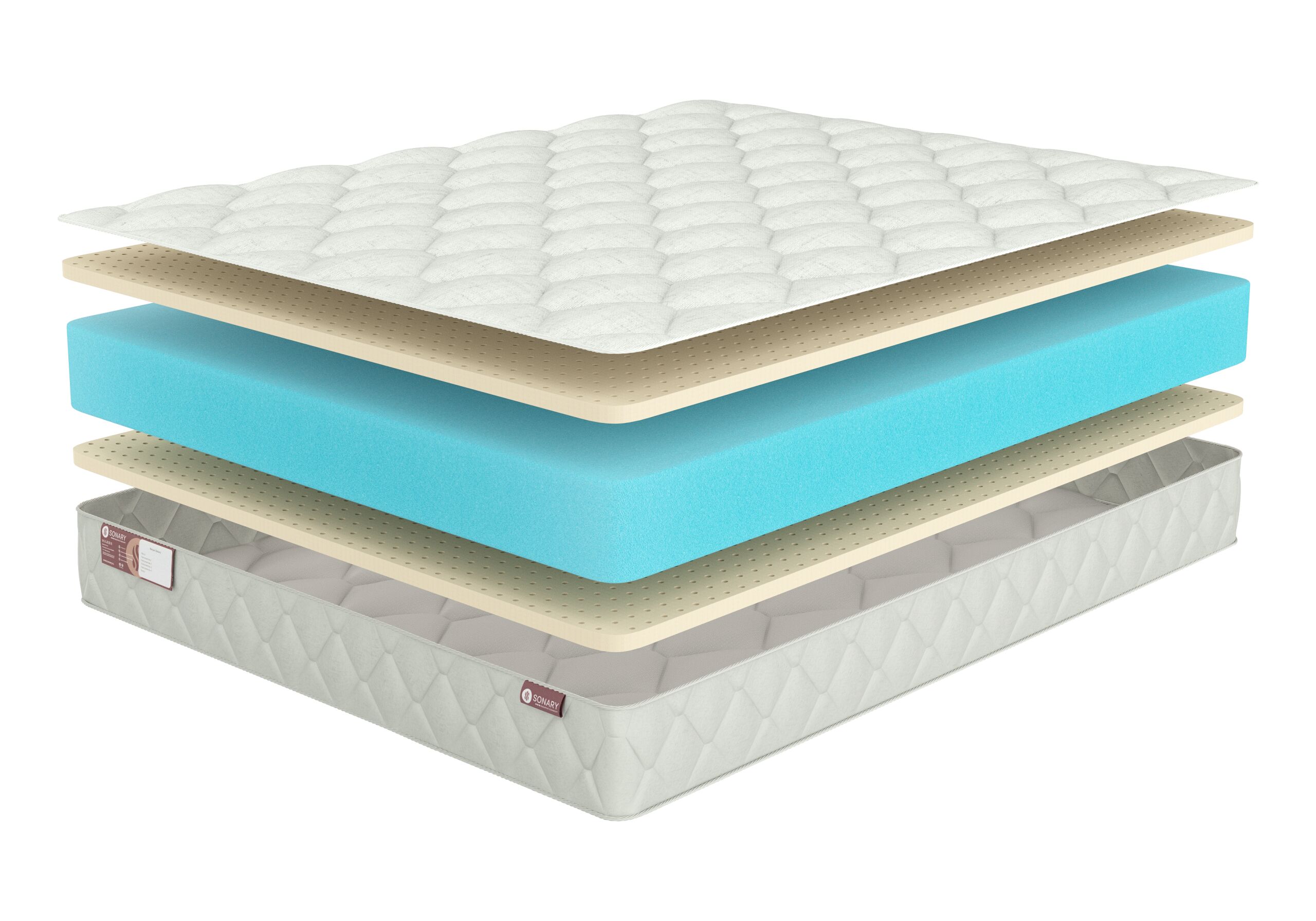 

Матрас Sonary Foam Gland 170х170, Белый, Gland