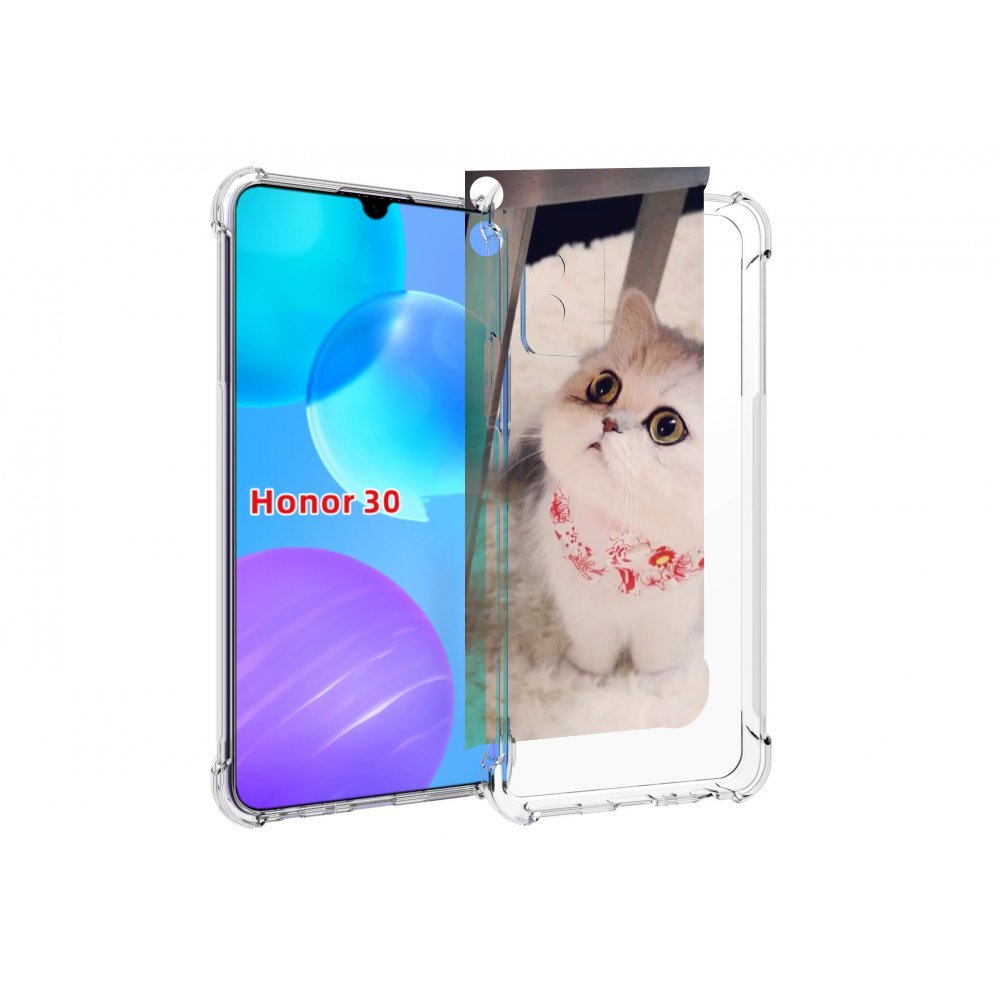 

Чехол MyPads Котеночек женский для Huawei Honor 30 Lite, Tocco