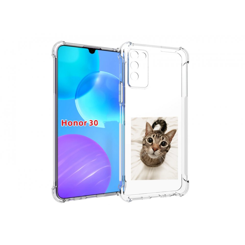 

Чехол MyPads Котик для Huawei Honor 30 Lite, Tocco