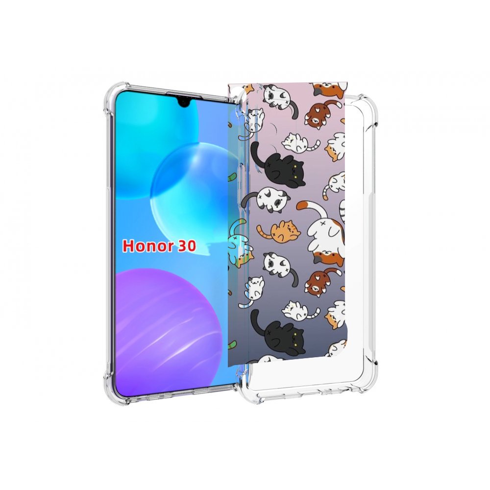 

Чехол MyPads Котики-летают для Huawei Honor 30 Lite, Tocco