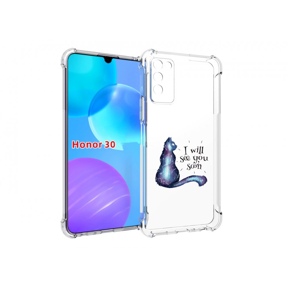 

Чехол MyPads Кошка-иллюзионистка для Huawei Honor 30 Lite, Tocco