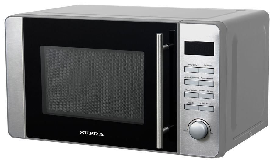 Микроволновая печь соло Supra 20TS55 серебристый микроволновая печь supra 20mb20