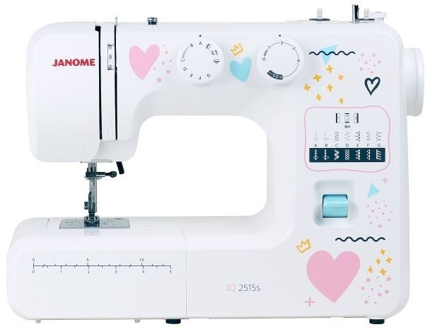Швейная машина Janome JQ 2515S White швейная машина janome hd 1015 white pink