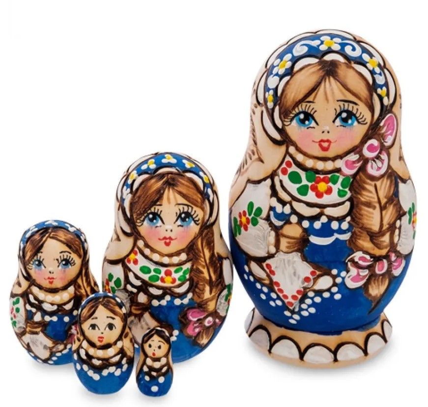 

Матрешка Красавица Ольга, Разноцветный