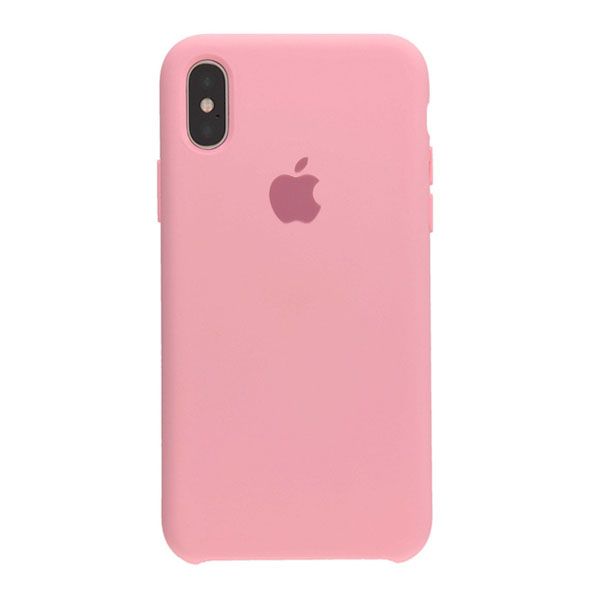 Чехол для Apple iPhone Xs Max Silicone Case (Светло-Розовый)