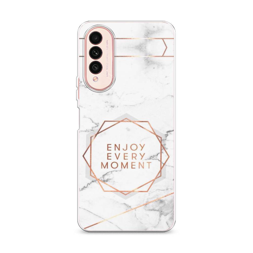 

Чехол Awog на Wiko T50 "Enjoy every moment мрамор", Разноцветный