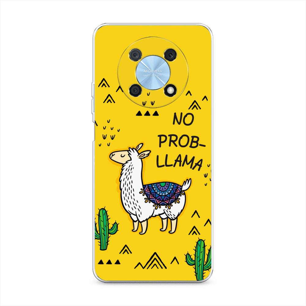 

Чехол Awog на Huawei Nova Y90 "No probLLama", Разноцветный