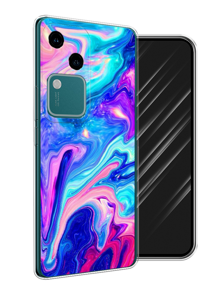 

Чехол Awog на Vivo V30/S18 "Потеки краски", Розовый, 2610250-1