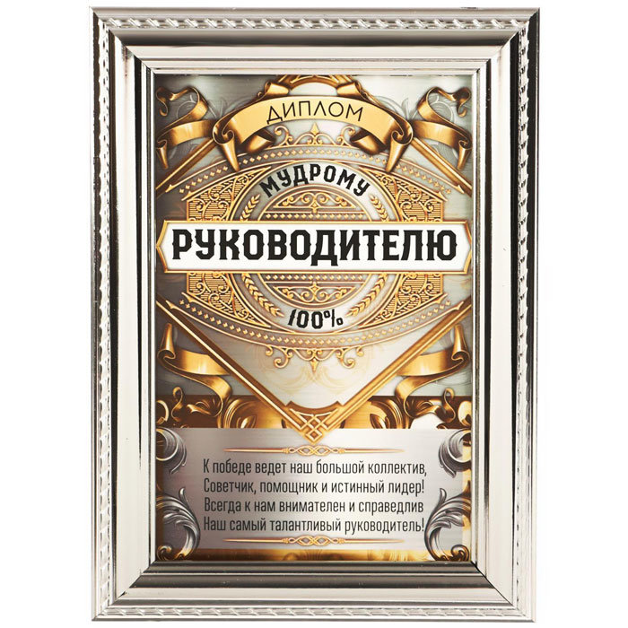 

Диплом Мудрому руководителю