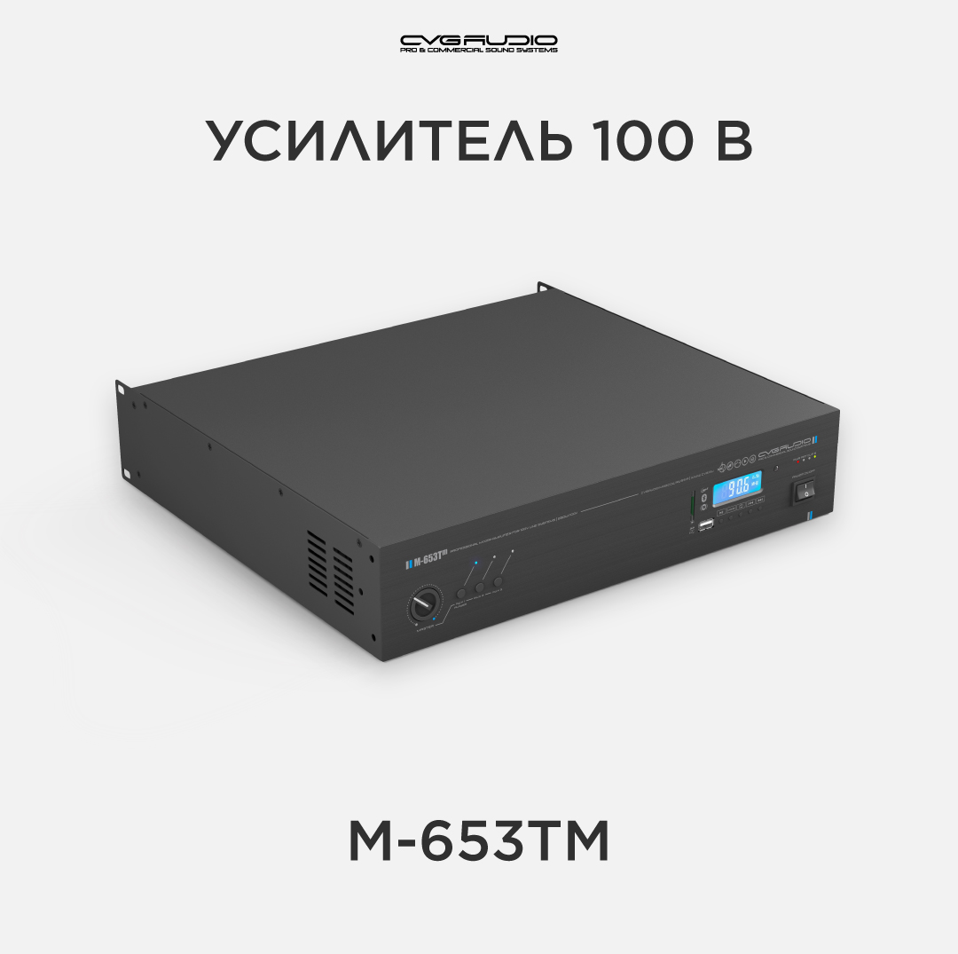 

Усилитель мощности CVGaudio M-653Tm, M-653Tm