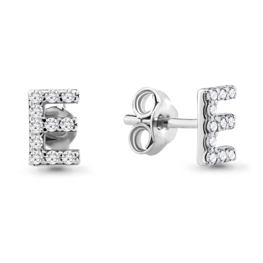 

Моносерьга из серебра с фианитом Aquamarine 46555А_925_р, 46555А_925_р