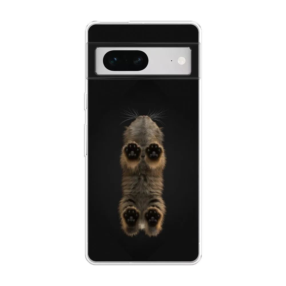 

Чехол Awog на Google Pixel 7 "Кошачьи лапки", Разноцветный