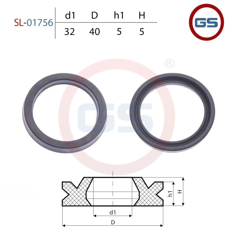 Сальник рулевой рейки GS 32x40x5(12) SL-01756