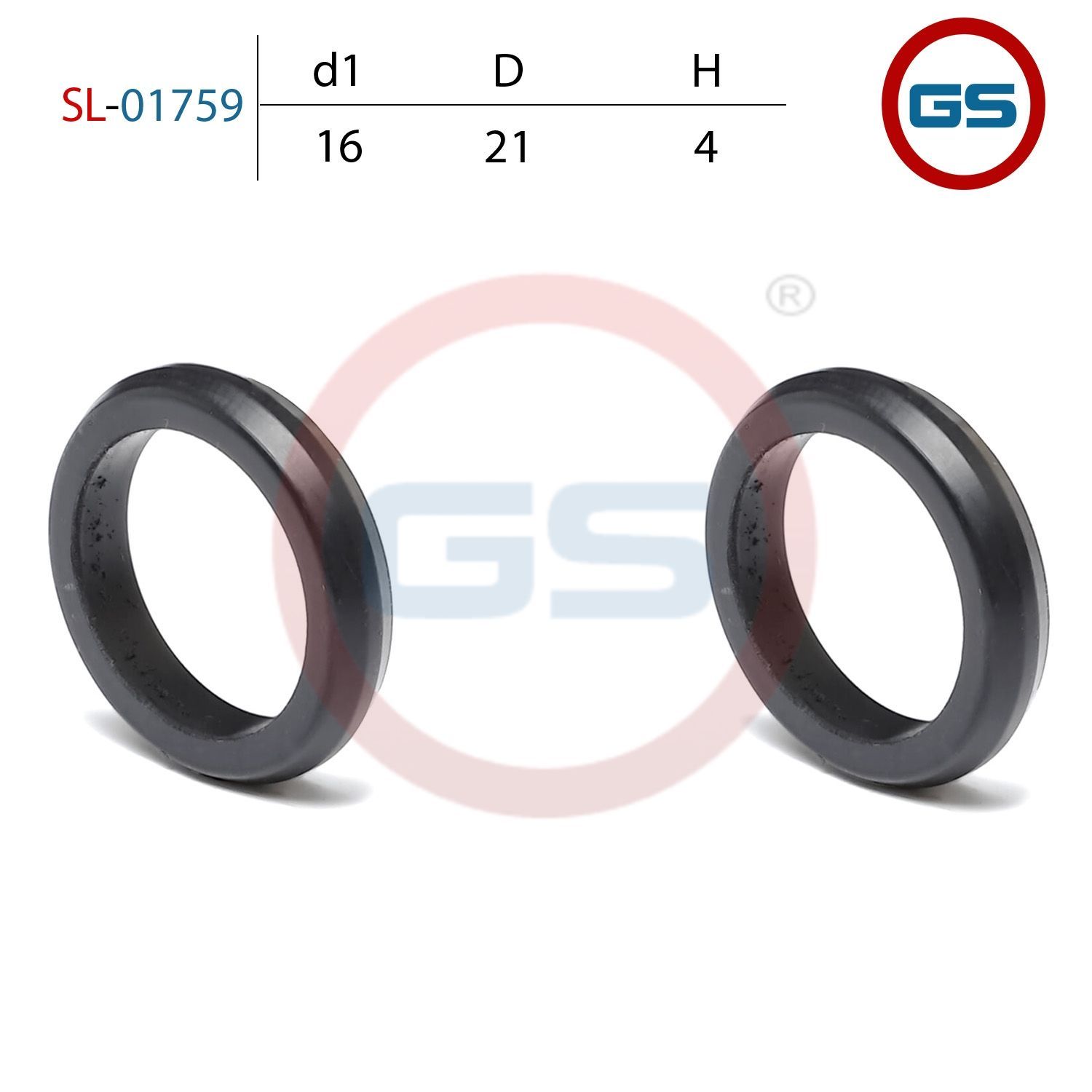 Сальник рулевой рейки GS 16*21*4 (12) SL-01759