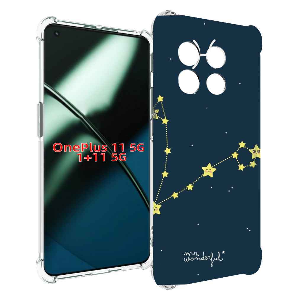 

Чехол MyPads знак зодиака рыбы 1 для OnePlus 11, Прозрачный, Tocco