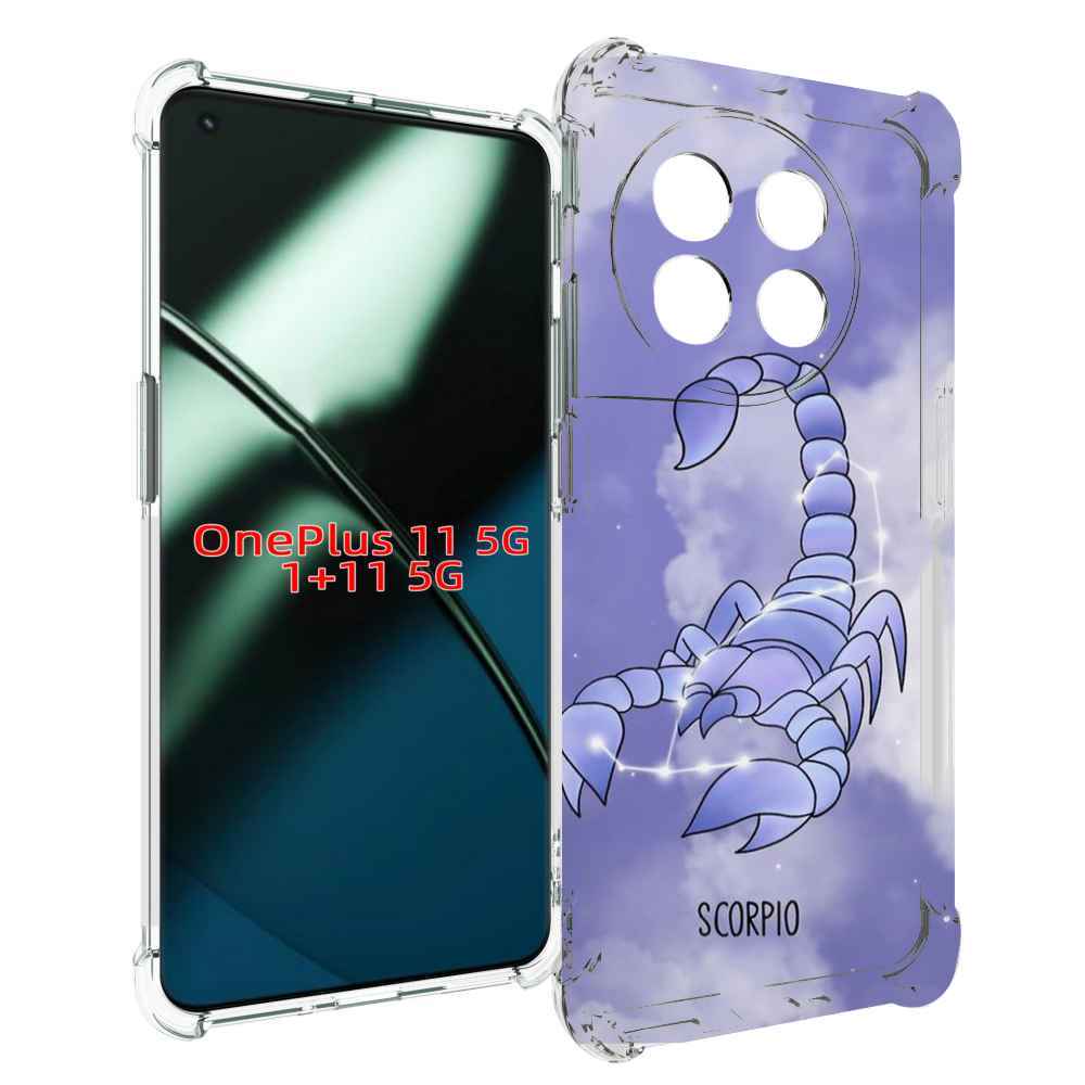 

Чехол MyPads знак зодиака скорпион 2 для OnePlus 11, Прозрачный, Tocco