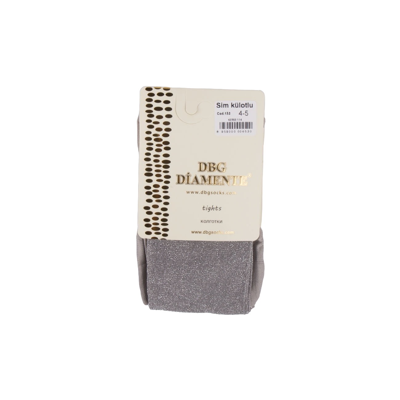 

Колготки детские DBG Diamente DB 153к, синий, 4-5, Серый, DB 153к