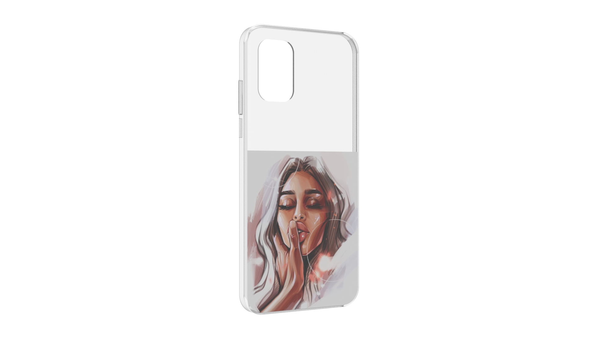 

Чехол MyPads Большие-губы женский для Nokia G21, Прозрачный, Tocco