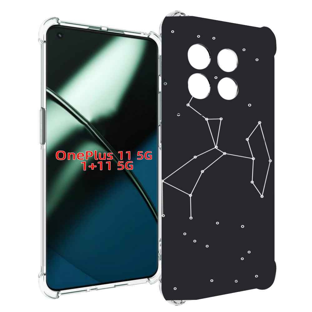 

Чехол MyPads знак зодиака стрелец 6 для OnePlus 11, Прозрачный, Tocco