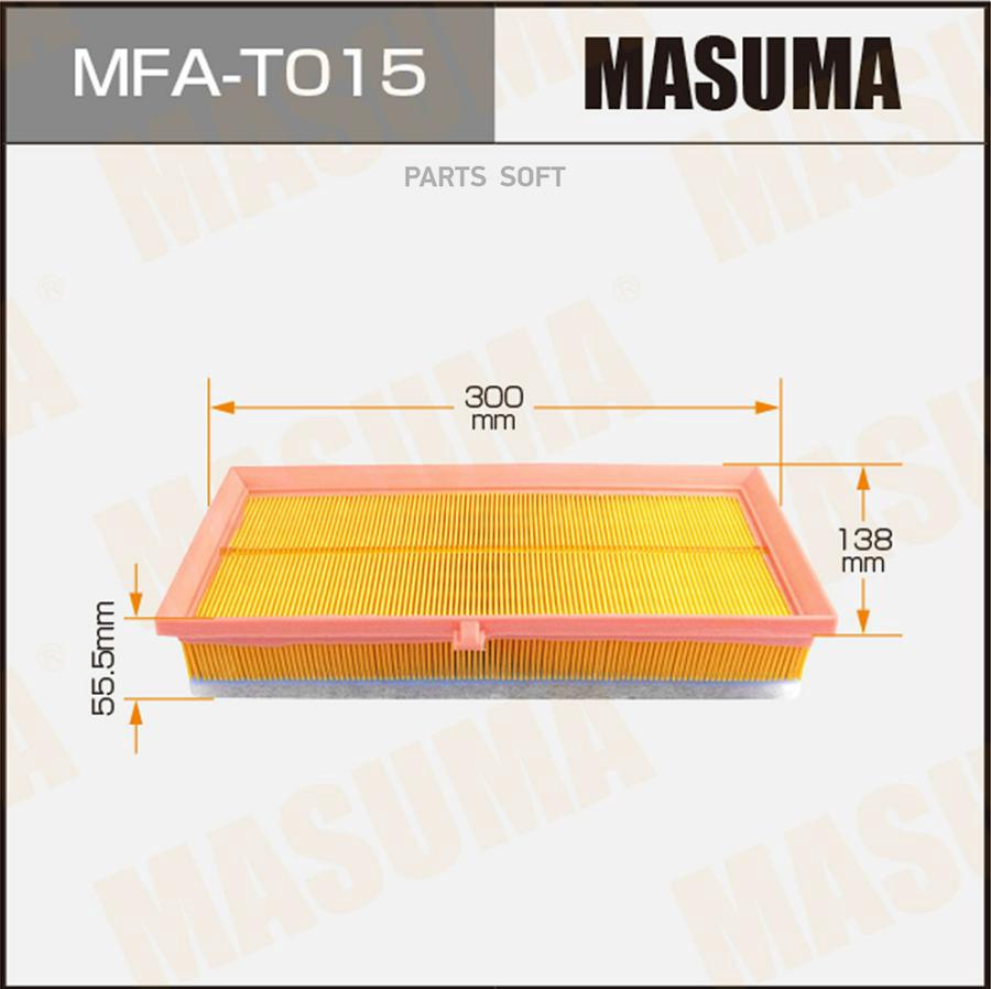 

Фильтр воздушный двигателя MASUMA MFAT015