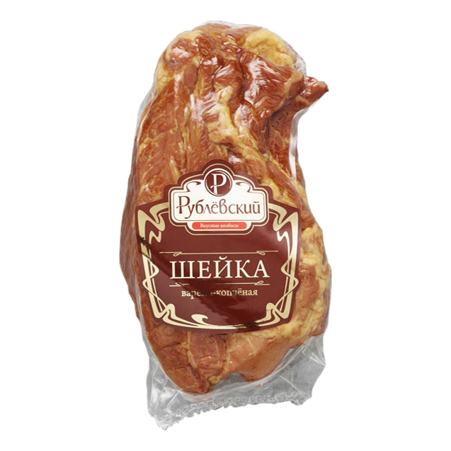 

Шейка свиная Рублевский варено-копченая