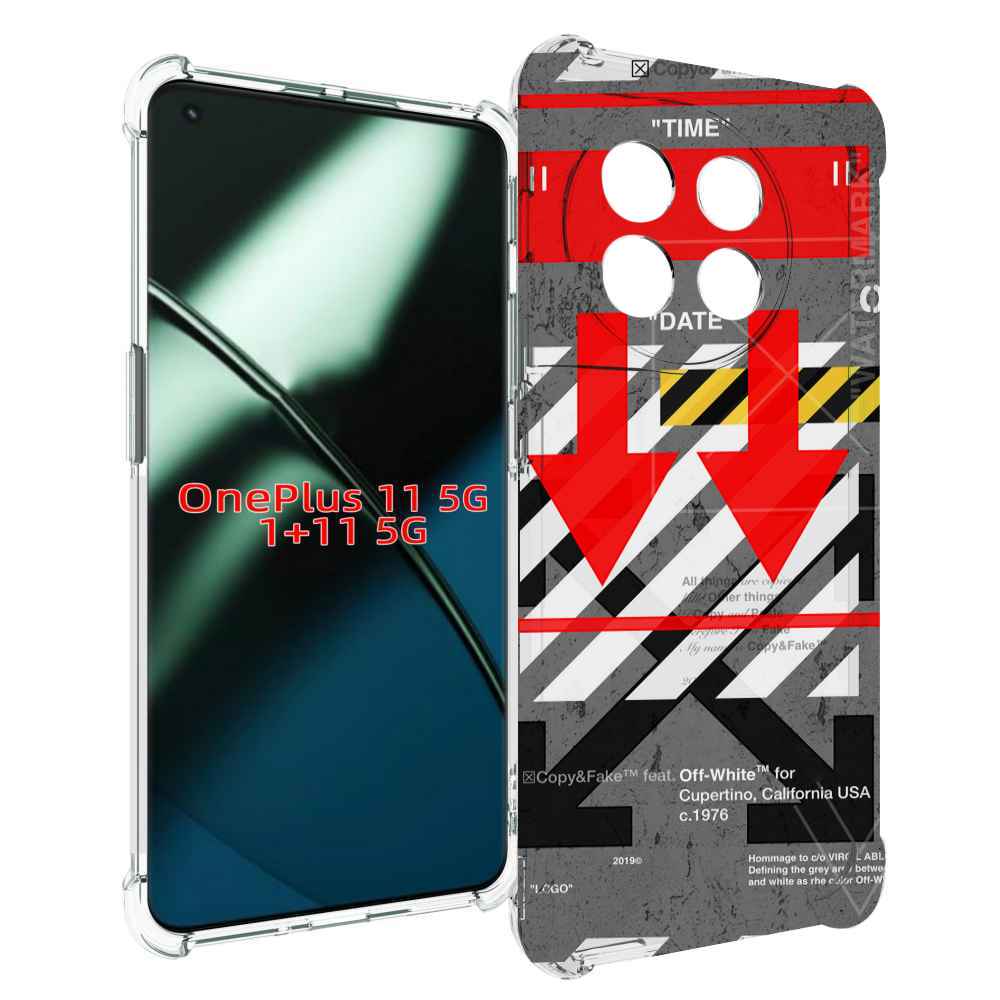 

Чехол MyPads знаки-логотипы для OnePlus 11, Прозрачный, Tocco