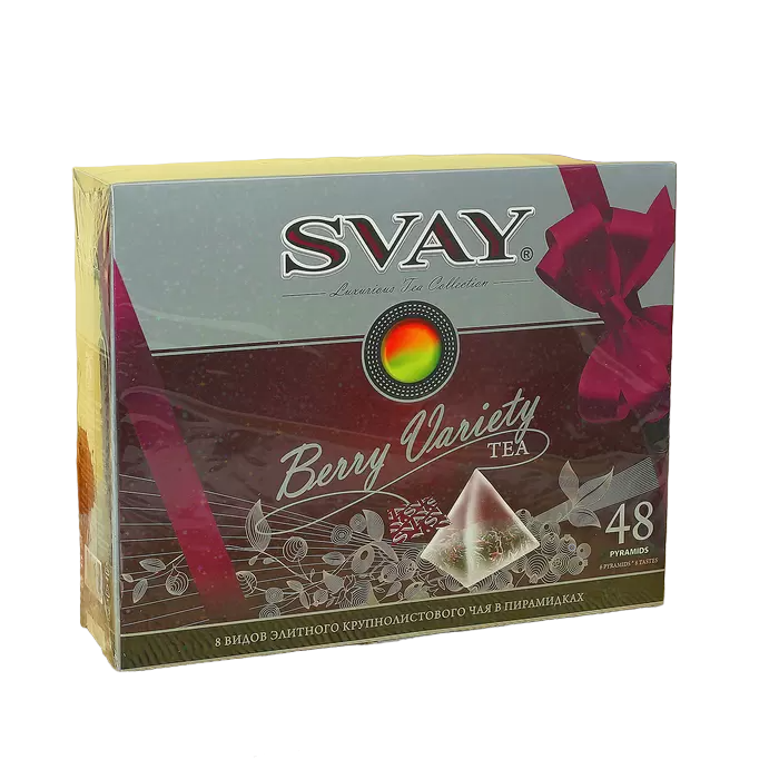 

Чайное ассорти SVAY Berry Variety, пирамидки, 114 г