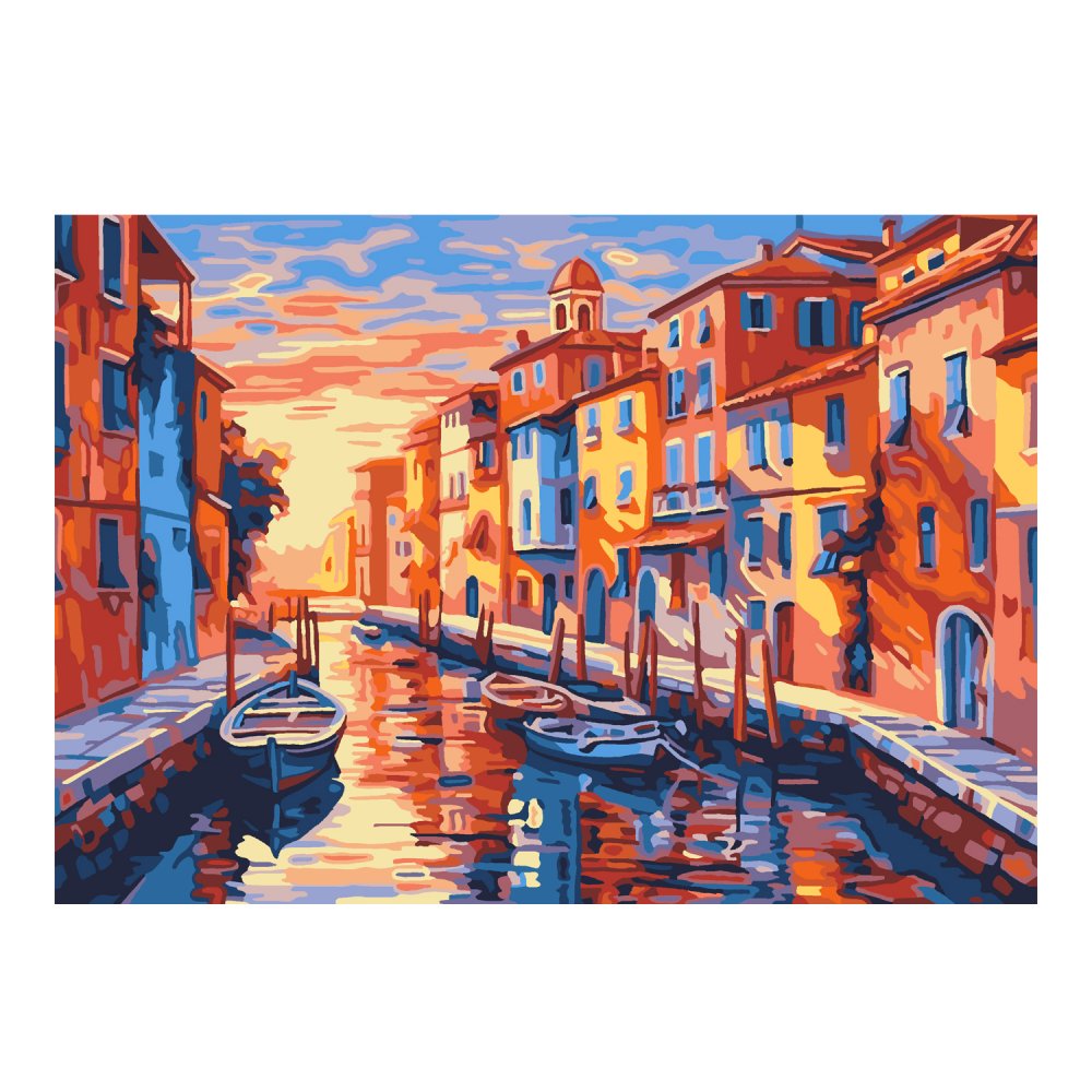 

Картина по номерам Lori На заре, 20x28,5 см, На заре