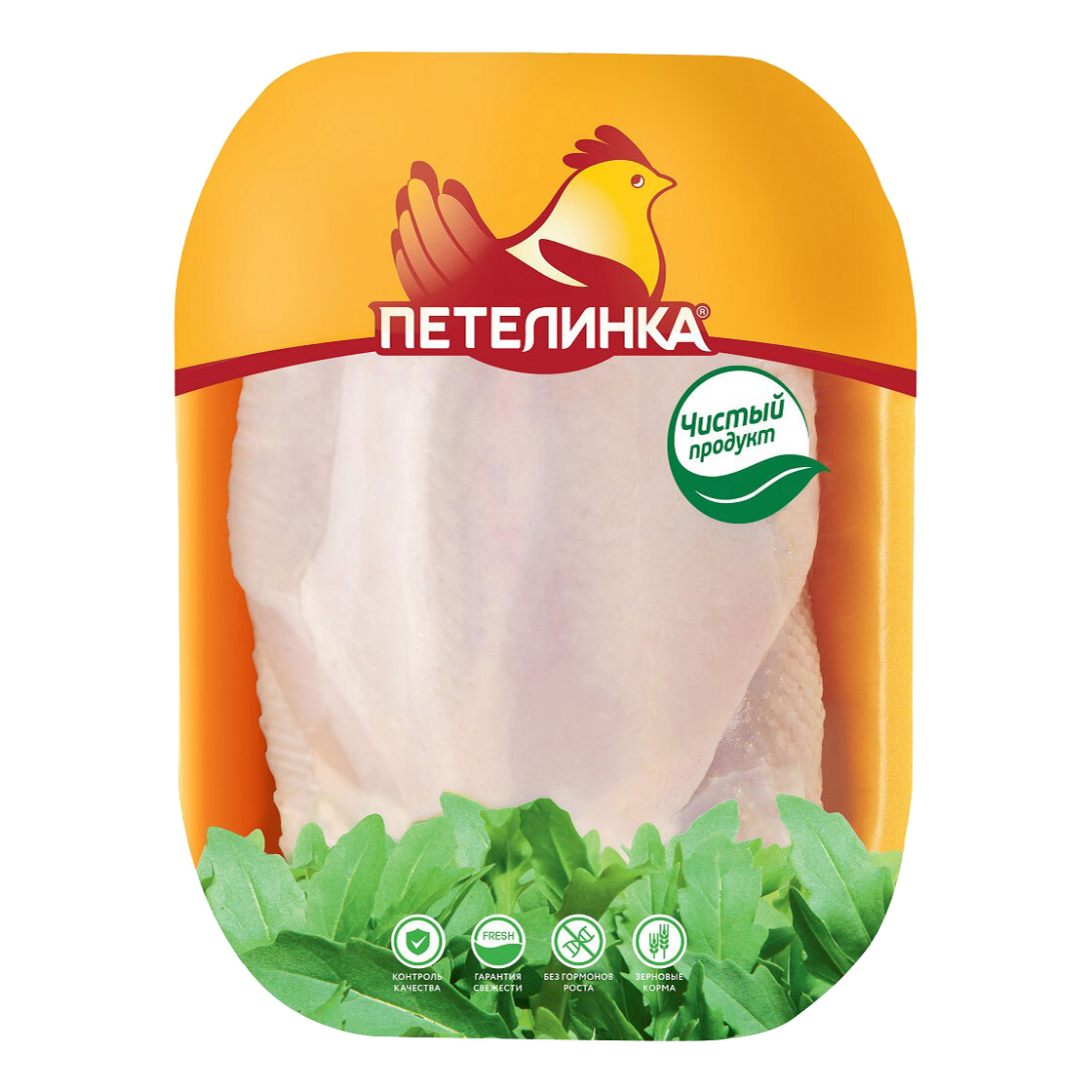 

Грудка цыпленка-бройлера Петелинка с кожей охлажденная