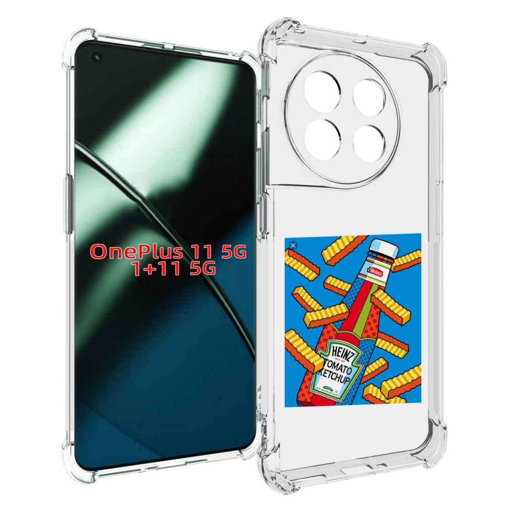 

Чехол MyPads картошка с соусом для OnePlus 11, Прозрачный, Tocco