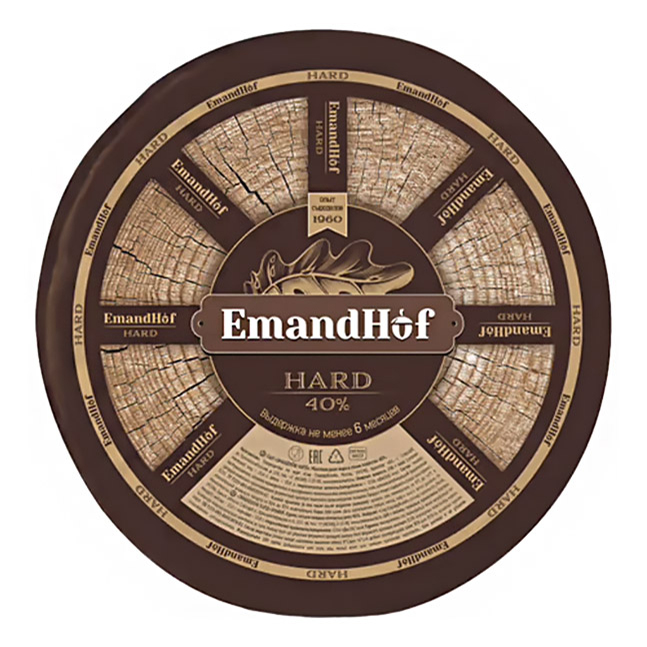 Сыр твердый Emandhof Hard 40%