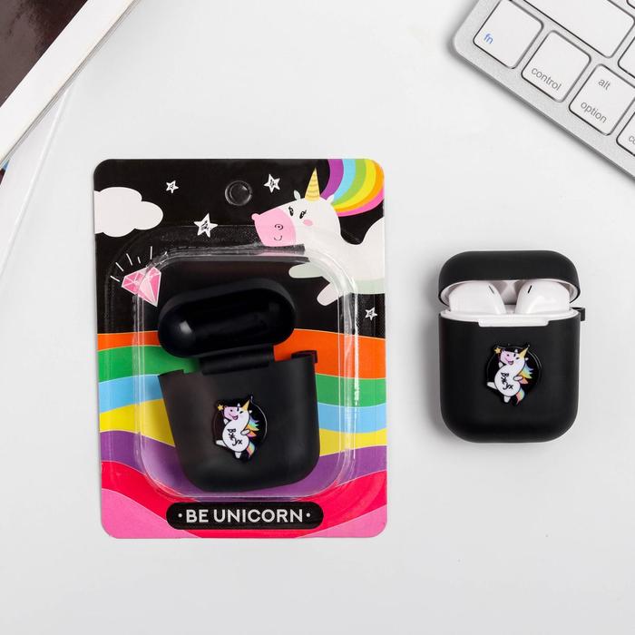

Чехол для наушников Be unicorn, 5,4 х 5,2 см, Черный