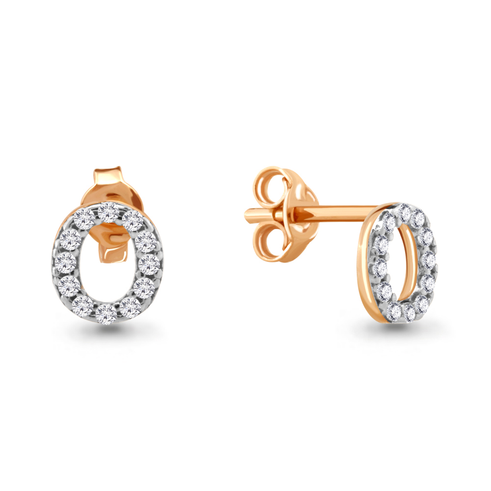 

Моносерьга из серебра с фианитом Aquamarine 46561А_925_з, 46561А_925_з