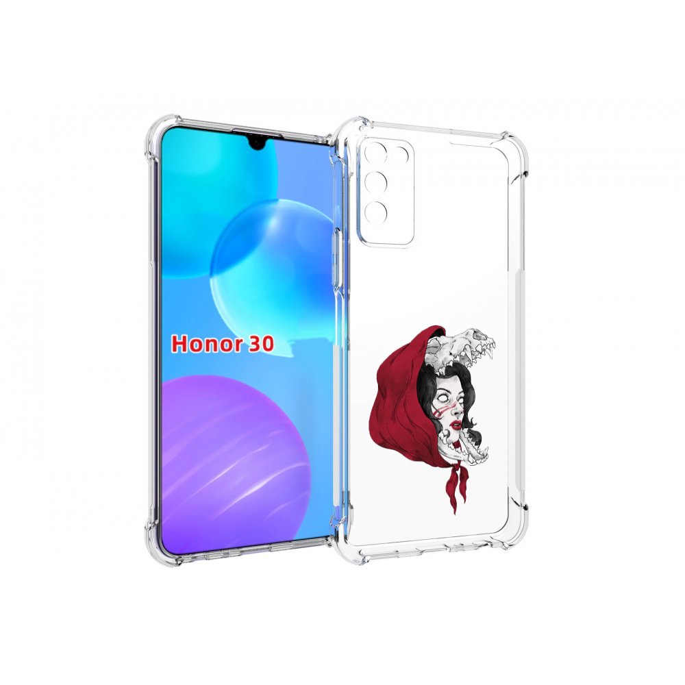 

Чехол MyPads Красная шапочка и волк женский для Huawei Honor 30 Lite, Tocco