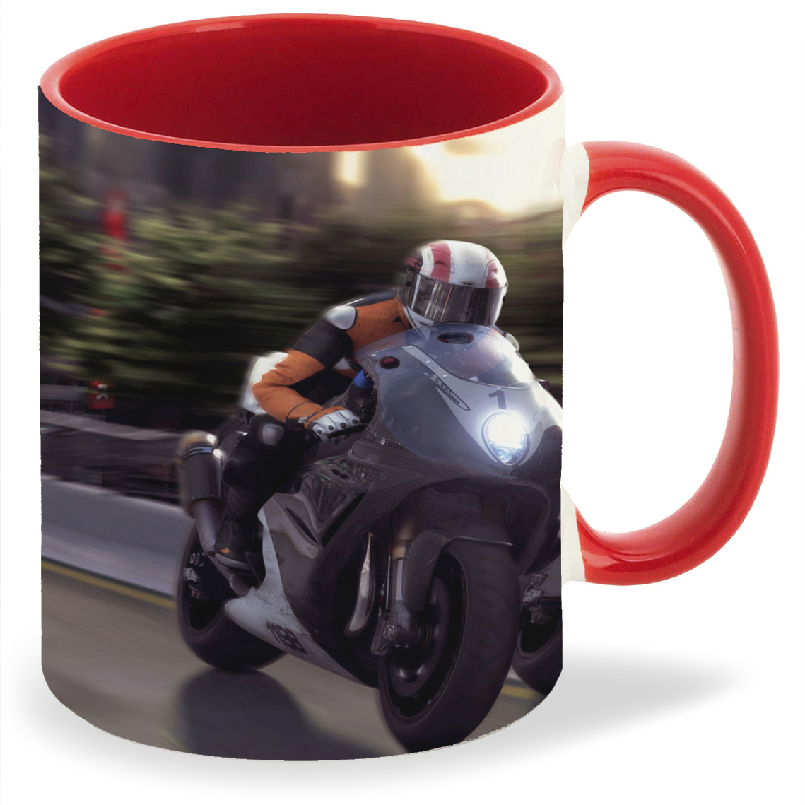 

Кружка CoolPodarok motogp Два мотоциклиста, motogp Два мотоциклиста