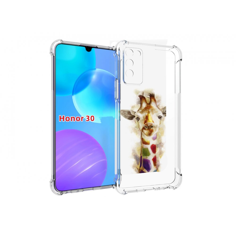 

Чехол MyPads Красочный жираф для Huawei Honor 30 Lite, Tocco
