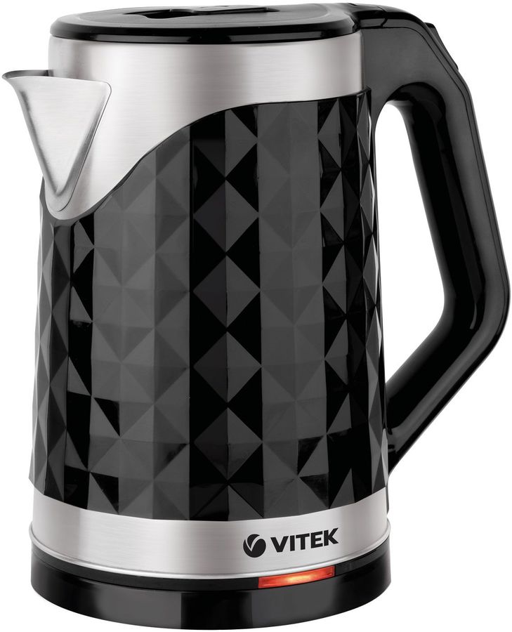 Чайник электрический VITEK 7050-VT-03 1.8 л черный удлинитель шнека для мотобуров зубр 7050 100 1000 мм d соединения 20 мм