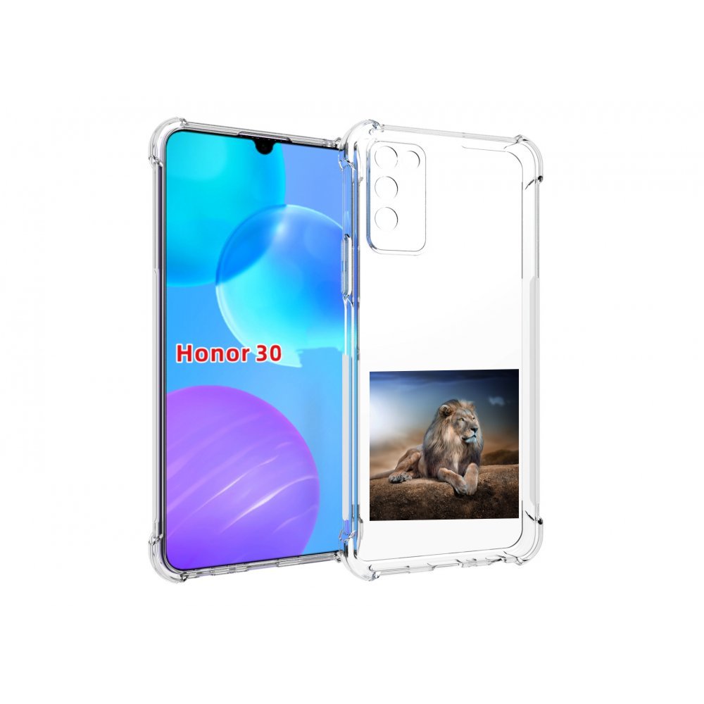 

Чехол MyPads Лев-наблюдает для Huawei Honor 30 Lite, Tocco