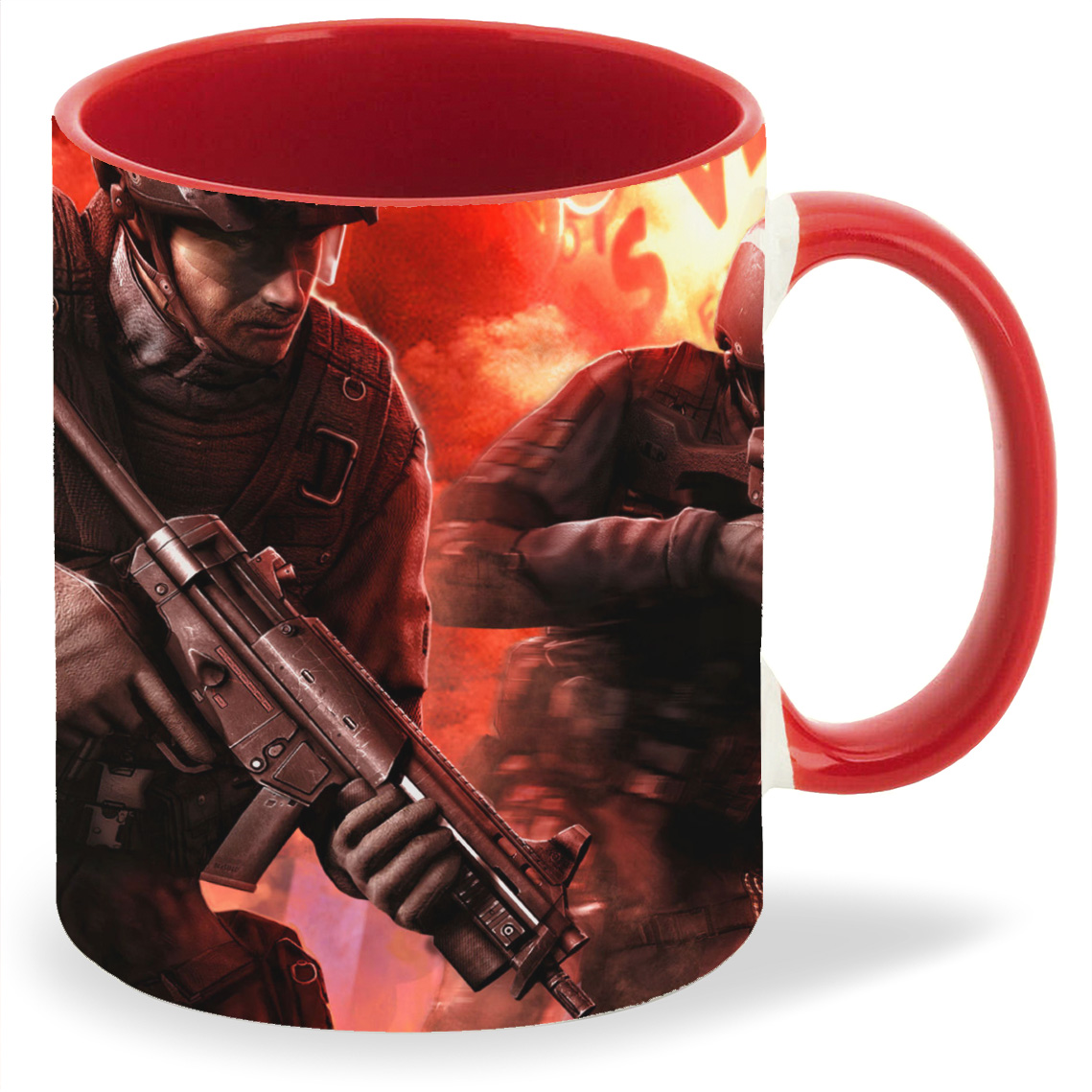 

Кружка CoolPodarok Rainbow Six Vegas Дымовые шашки и солдаты, Rainbow Six Vegas Дымовые шашки и солдаты