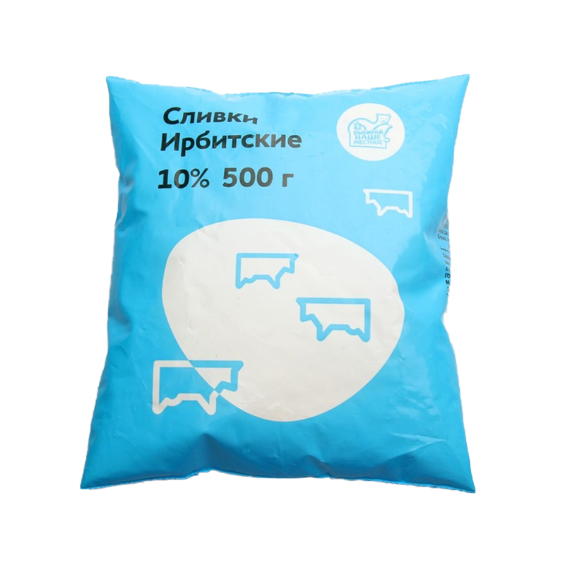

Сливки Ирбитский питьевые пастеризованные 10% БЗМЖ 350 мл