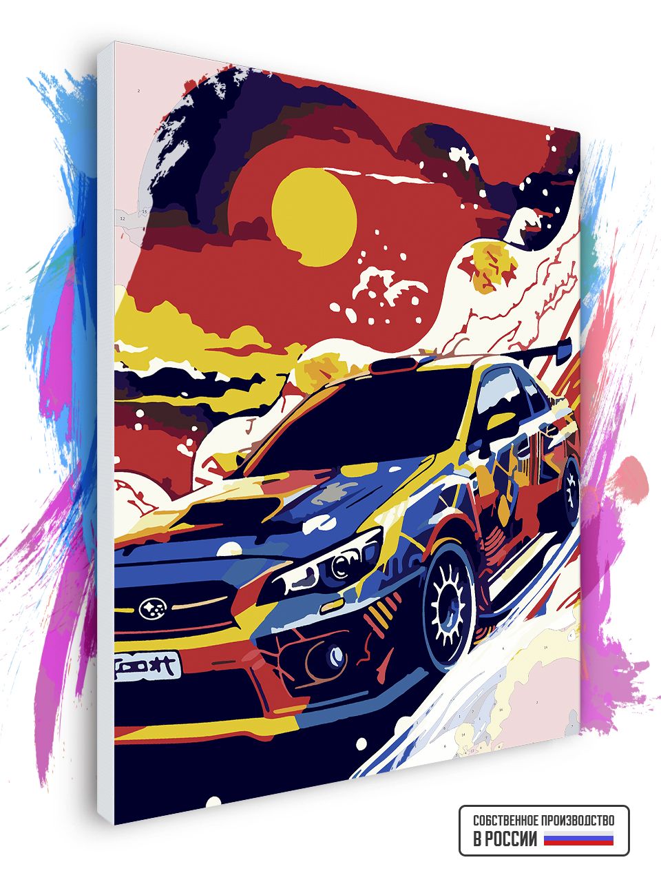 

Картина по номерам Красиво Красим Subaru Impreza WRX STI, 40 х 50 см, Subaru Impreza WRX STI