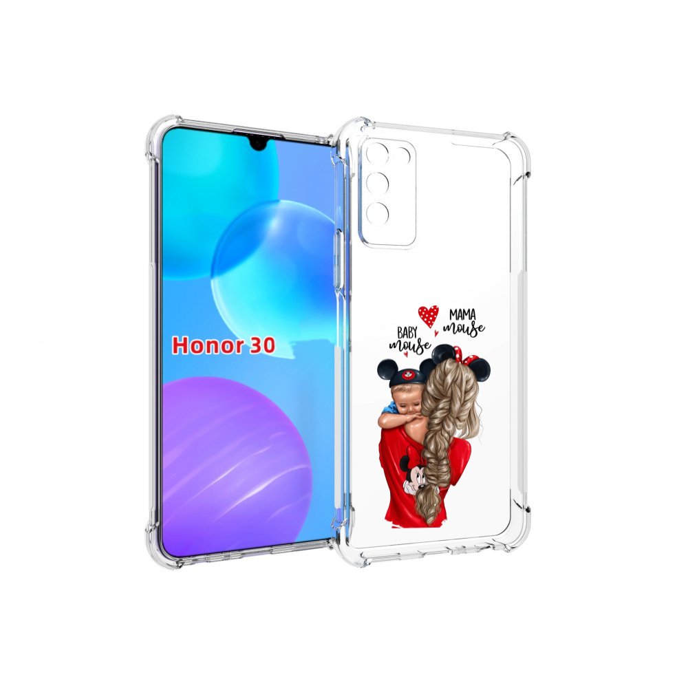 

Чехол MyPads Мама-маус женский для Huawei Honor 30 Lite, Tocco