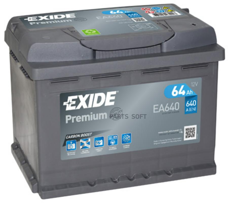 

EXIDE Аккумулятор EXIDE EA640