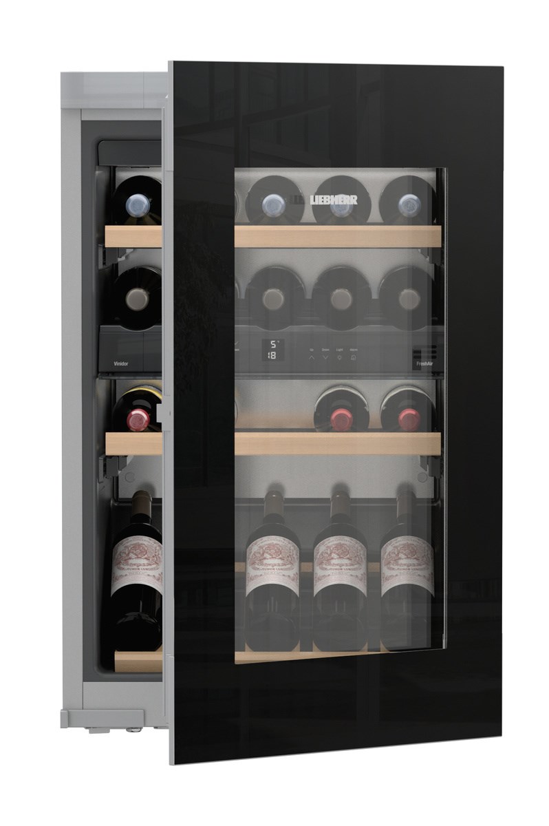 Встраиваемый винный шкаф Liebherr EWTgb 1683-21 Black отдельностоящий винный шкаф 12 21 бутылка lasommeliere