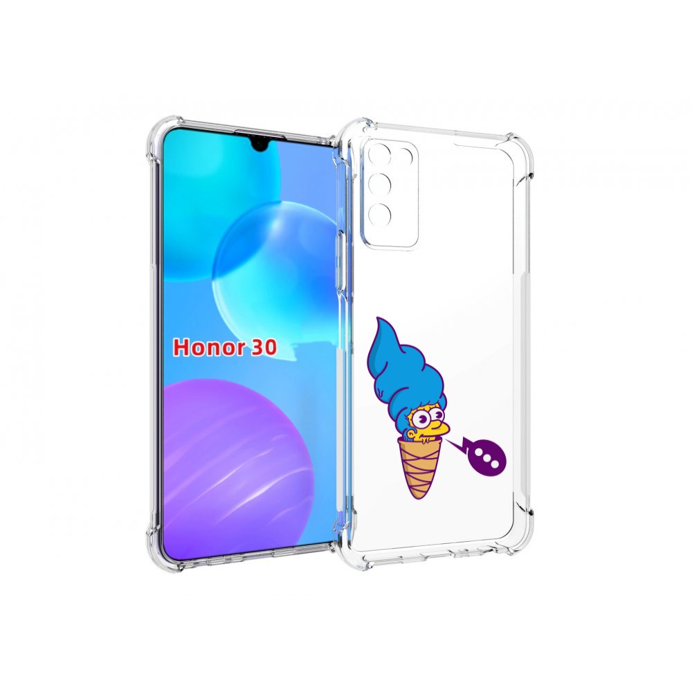 

Чехол MyPads Мардж-рожок для Huawei Honor 30 Lite, Tocco