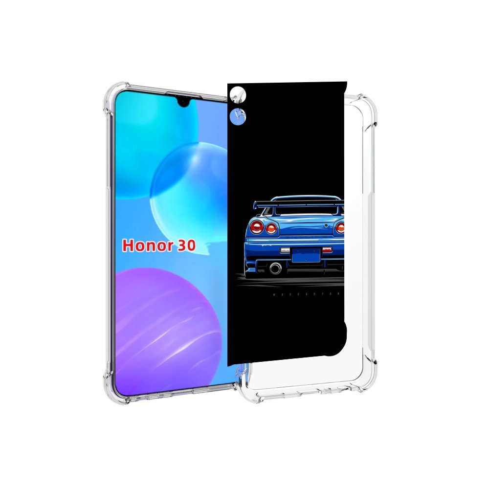 

Чехол MyPads Машина-синяя мужской для Huawei Honor 30 Lite, Tocco